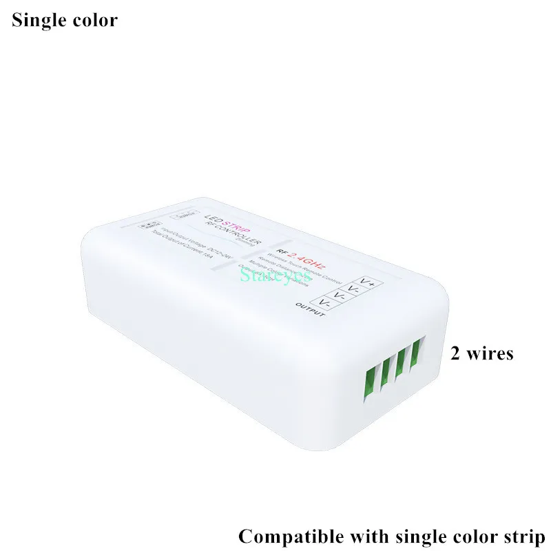 50 Pcs 2.4G RF Remote Controller Touch Screen Remote Control Single color dimmer CCT RGB RGBW RGBCCT LED strip Wireless receiver