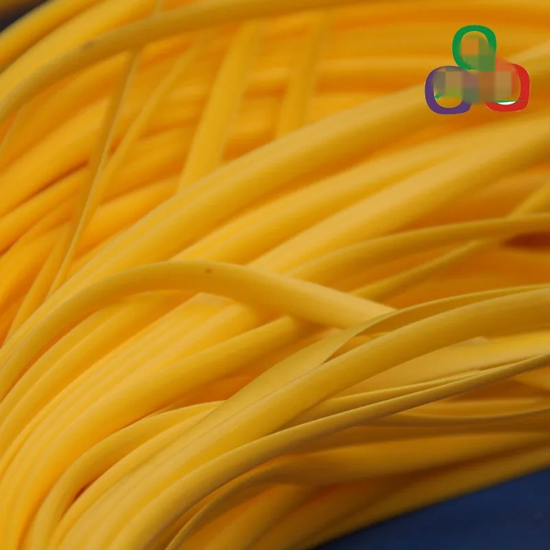 500G 60M solid color flat synthetic rattan weaving material plastic rattan for knit and repair chair table etc image 3