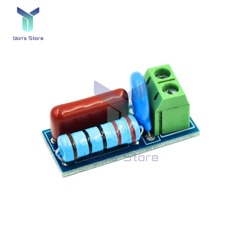 AC DC 5V-400V RC Absorption Snubber Circuit Module Relay Contact Protection Resistance Surge Anti-Interference 6V 9V 12V 24V