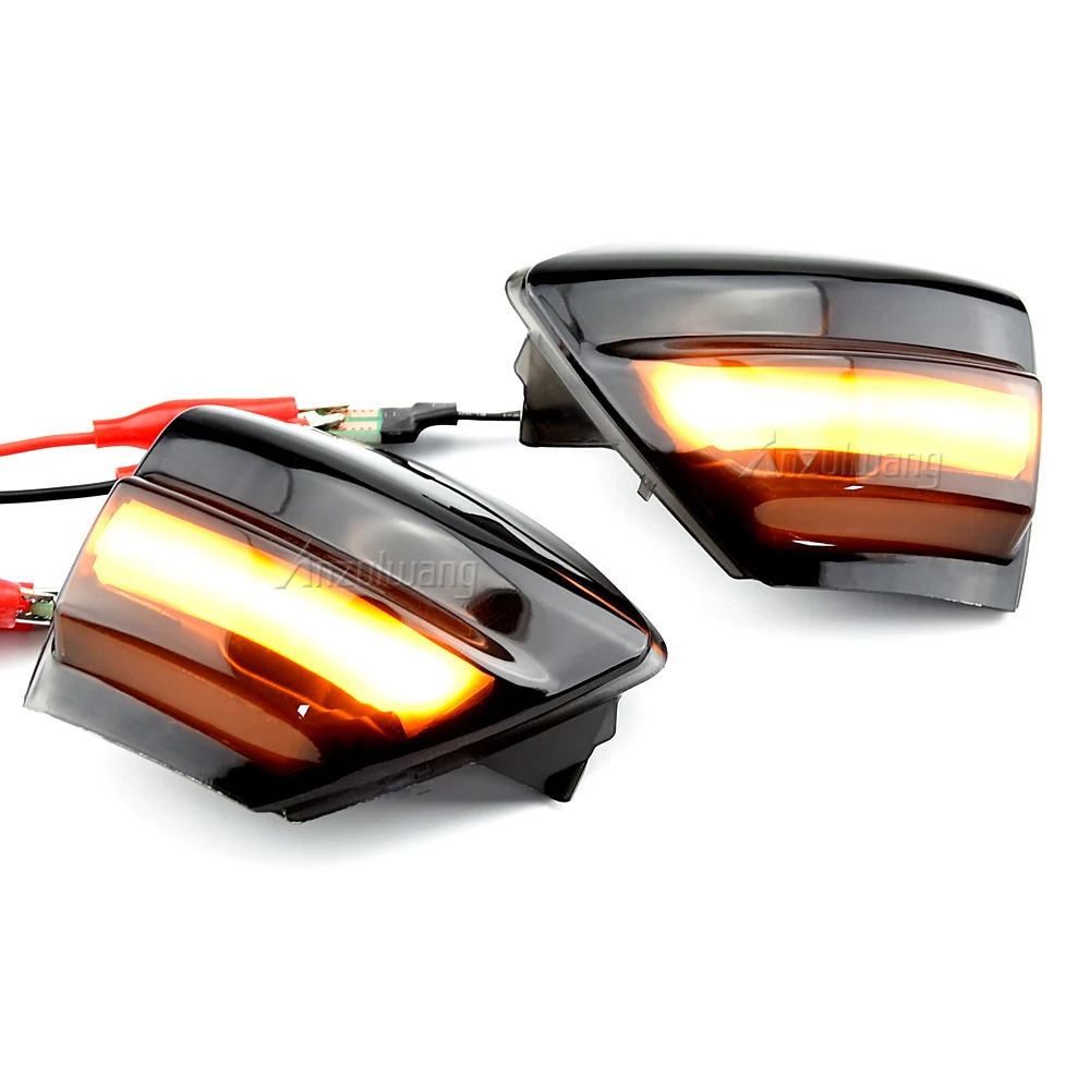 2X LED Dynamic Turn Signal Light Side Mirror Sequential Blinker Indicator Lamp For Ford S-Max 07-14 Kuga C394 08-12 C-Max 11-19