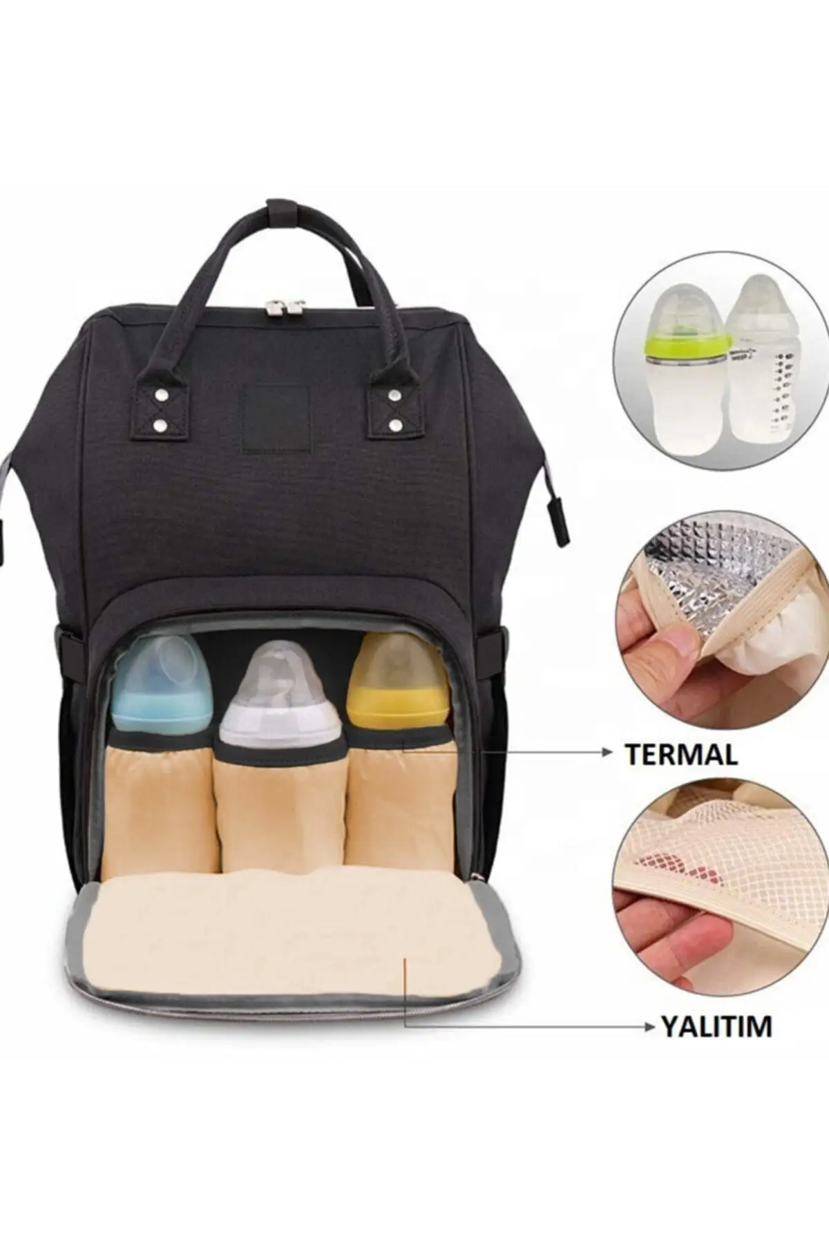 Baby Bag Mommy Bag Baby Care Bag Multi-function Custom Mother Baby Care Backpack Baby Kids Baby Bottle Thermos Stroller