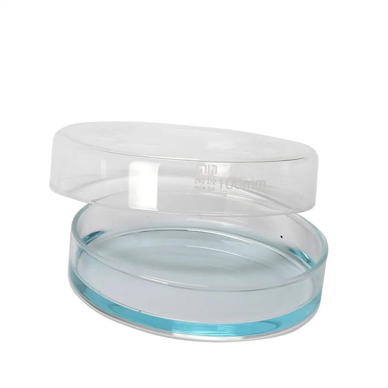 Glass culture dish with cover dia 100mm 3sets/box and 3ml Plastic Pipettes with Scale，a Pack of 100pcs