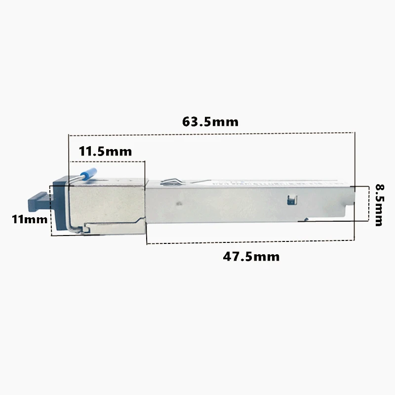 Módulo de fibra óptica SC SFP 1,25G SC 20KM 1310/1550nm, transceptor de módulo óptico SFP de fibra única para compatibilidad de pares onu-olt5