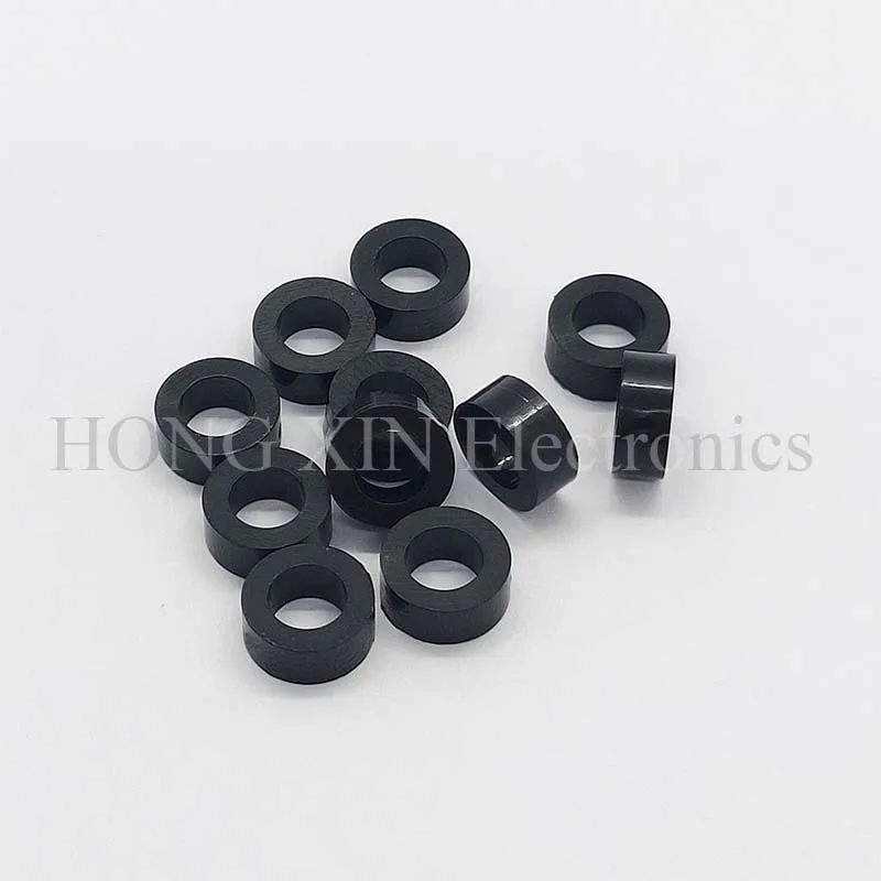 【M4.2*7*3】Black ABS Rround spacer standoff Nylon Non-Threaded Spacer Round Hollow Standoff Washer