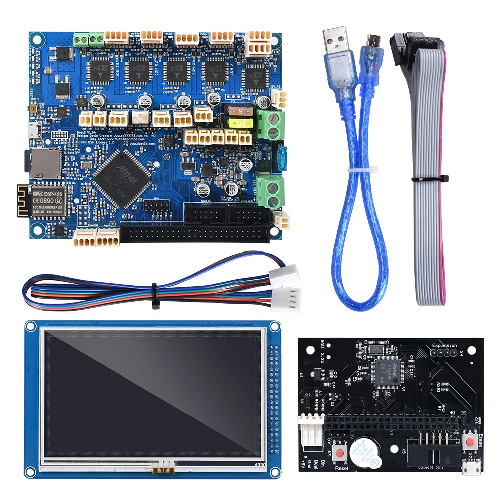 Duet 2 Wifi V1.04 Control Board Cloned DuetWifi 32 Bit board With 4.3\