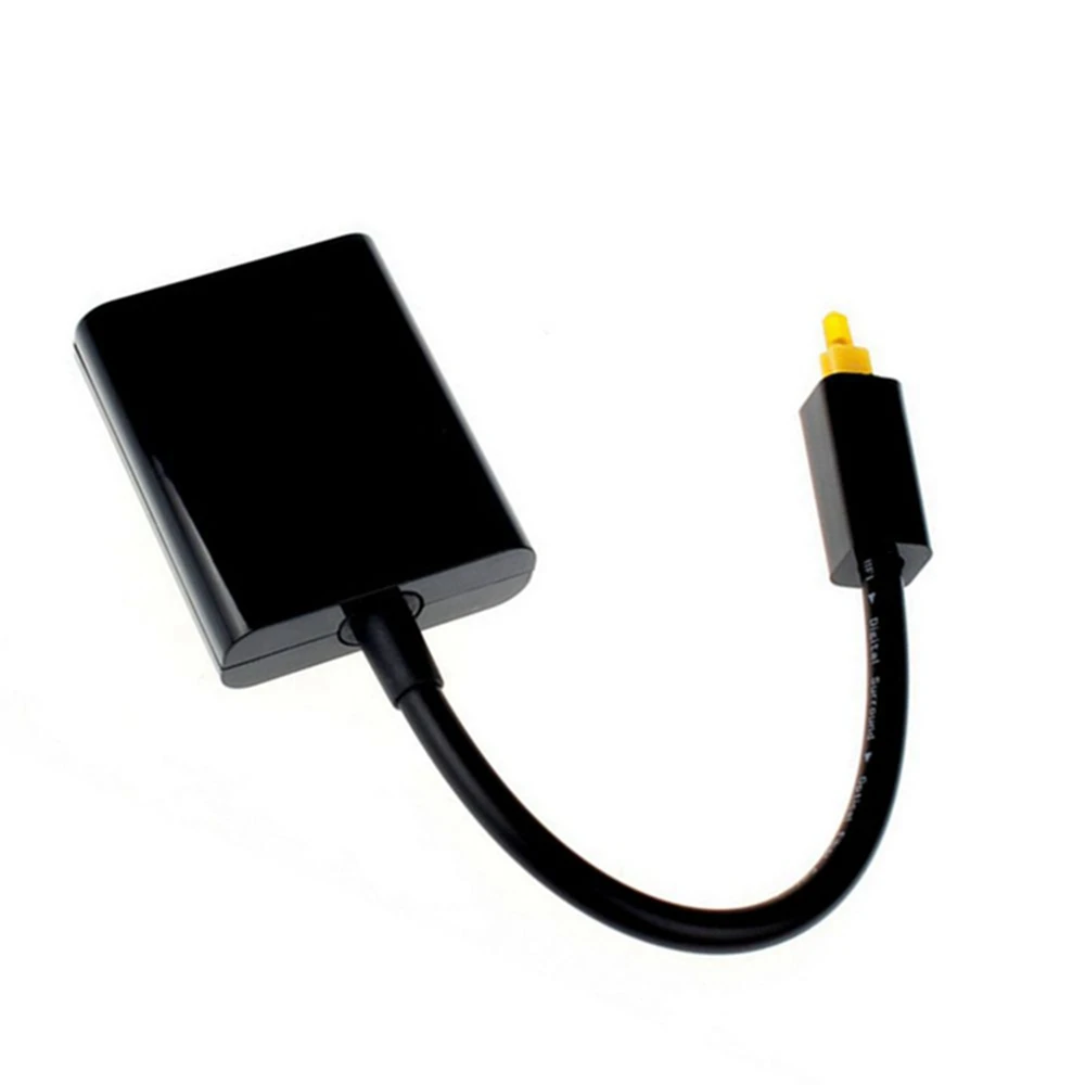 デジタルSPDIF光オーディオスプリッター 2ウェイToslinkスプリッターアダプター 1入力2出力 SPDIF光ケーブルスプリッターハブ CD DVD用