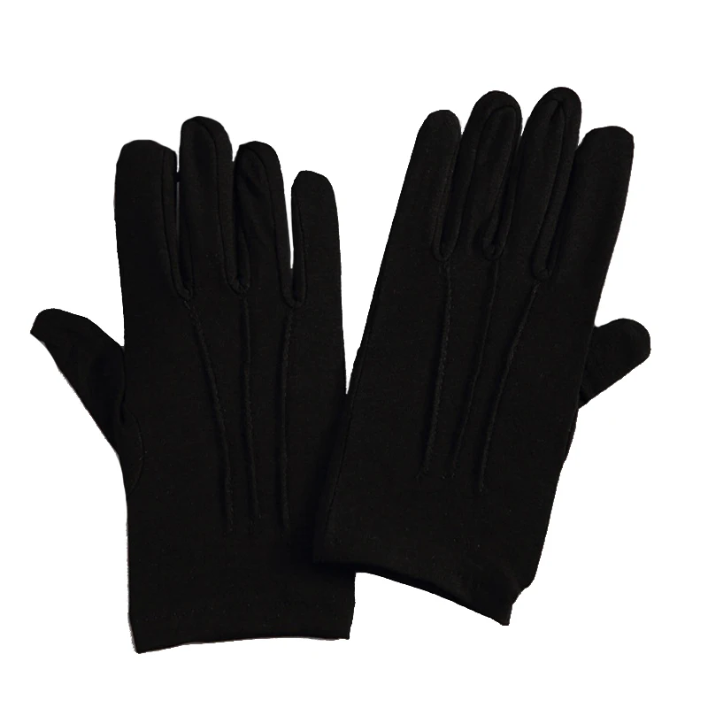 Manner luvas curtas para homens e mulheres, preto e branco Cor, algodão de alta qualidade, Bike Wash Mittens, carro unidade, Acessório de bicicleta, GL0406