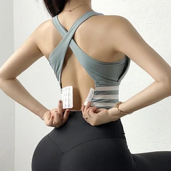 Sports Bra Sexy Women Yoga Crop Top Shockproof Push Up Underwear Fitness Bras Athletic Vest Gym Shirt Sport Sportswear