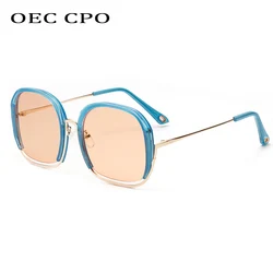 OEC CPO Fashion Square Sunglasses Women Vintage Shades Sunglasses Female Retro Eyeglasses For Woman UV400 Gafas O829