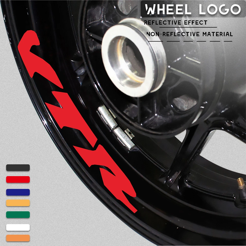 Motorcycle wheel stickers decorative decals reflective waterproof trend frame decals for  HONDA VTR vtr 1000F 1000 250 SP1