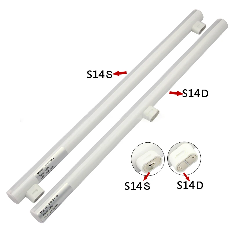 Led linestra S14D S14S integrated tube light 300mm 500mm 4w 7w 10w 15w mirror wall wash light CE UL