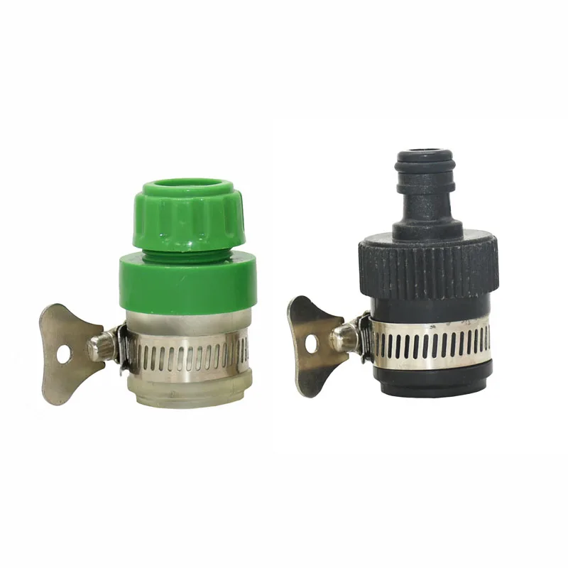 1/2 Hose To 16mm Round Tap Connectors Garden Tap Water Faucet Quick Connector 16mm Hose Fittings 1Pcs