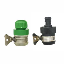 1/2 Hose To 16mm Round Tap Connectors Garden Tap Water Faucet Quick Connector 16mm Hose Fittings 1Pcs