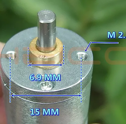 DC 130 Micro Geared Motor 3-6V High Torque Low Speed Motor for Robot Smart Toy Car Robotic Model Parts