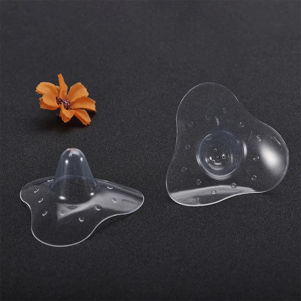 1Pair Silicone Nipple Protectors Feeding Mothers Nipple Shields Protection Cover Breastfeeding Mother Milk Silicone Nipple Cover