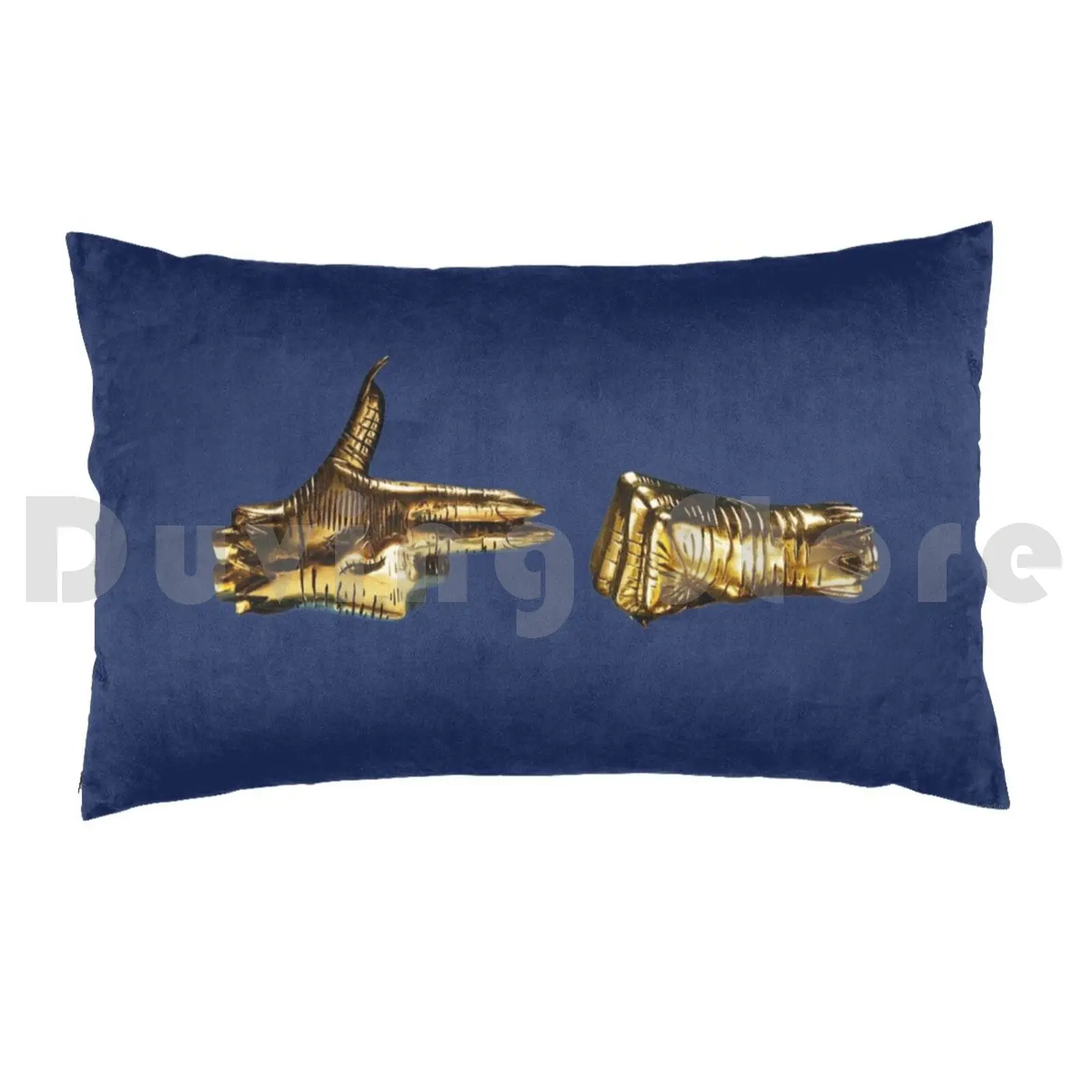 Rtj 3 Pillow Case 20*30 Inch Rtj Run The Jewels Run Jewels Hip Hop Rap Rapper Music Punk Gold Stay Gold