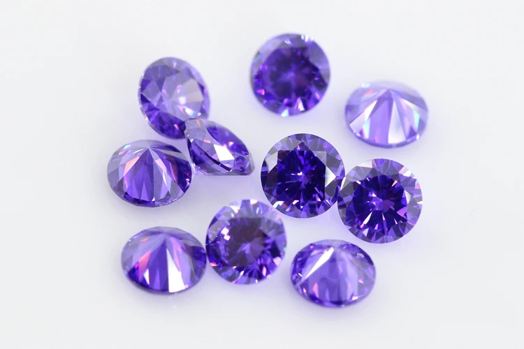 5A Qaulity 1.0~3.0mm Various 20 Colors Loose Cubic Zirconia Stones Round Brilliant Cut Loose CZ Synthetic Gem For Woman Jewelry