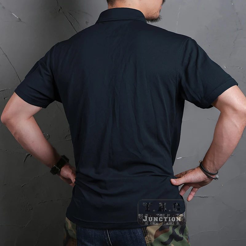 EmersonGear Quick Dry Polo Shirt MEN'S Performance EDC Daily Shooting Outdoor Duty Short Sleeve For Tactical Hunting Fishing NY