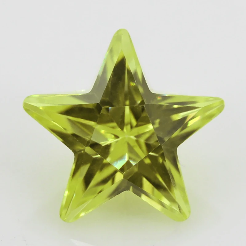 5A colori misti a forma di stella 3 x3 ~ 10x10 taglio brillante CZ pietra gemme sintetiche Cubic Zirconia per gioielli