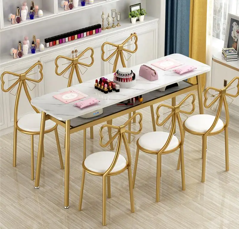 Manicure table and chair set economic manicure shop small net red simple manicure table manicure chair