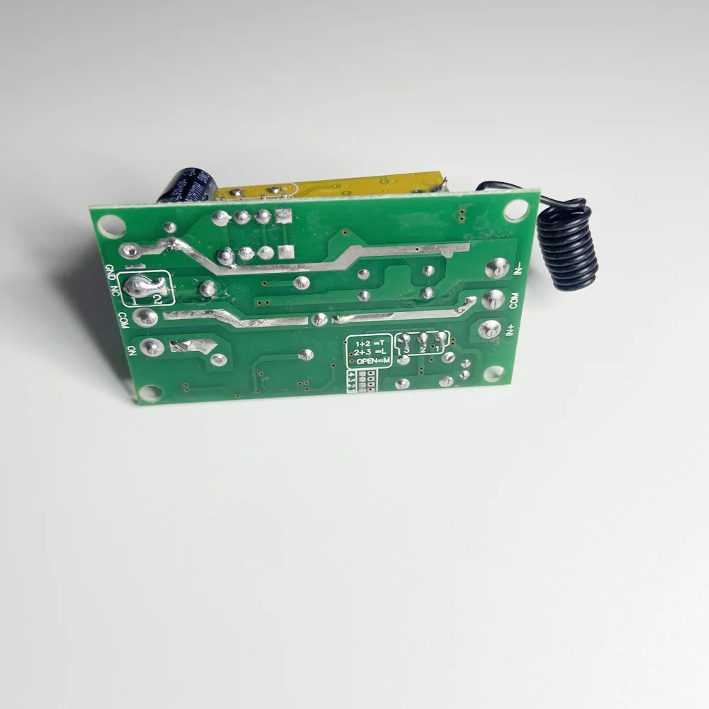 12VDC RF433MHz Wireless to wire Transformation module NC NO Output Smart Control For Home Automatic Switch