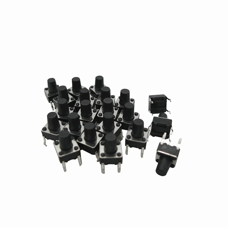 20Pcs 6x6x4.3/5/6/7/8/9/10/11/12/13/14/15MM Tact Switch Push Button 4PIN Micro Switch For Induction Cooker/Circuit Board Button