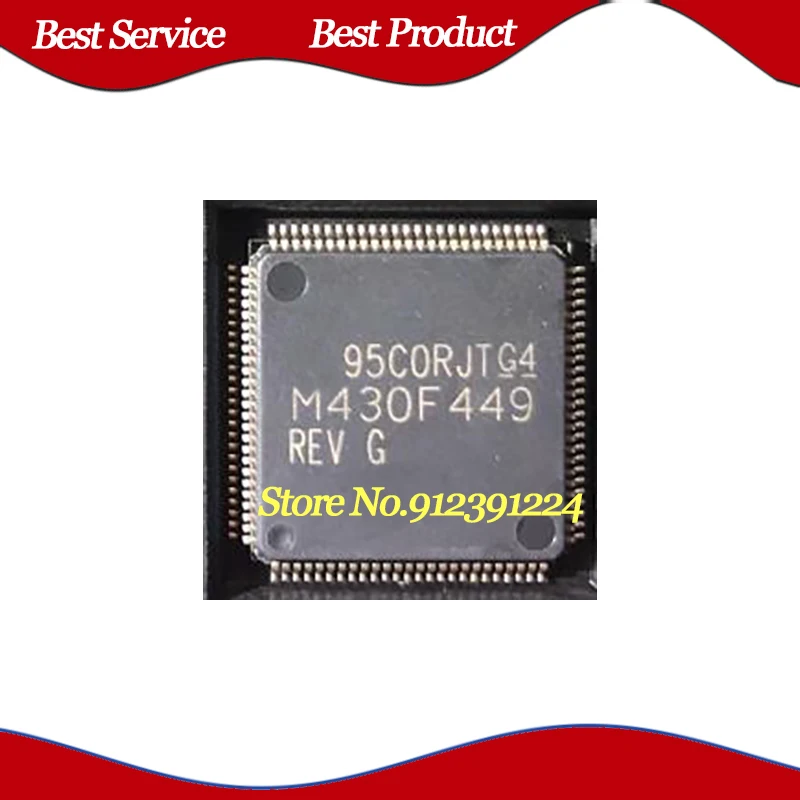 1 Teile/los MSP430F449REVG TQFP100 Neue und Original Auf Lager