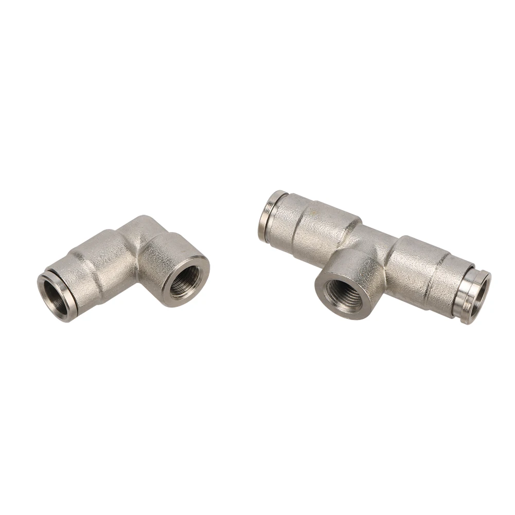 

3/8" to 1/8" Female Thread Elbow Connector 1/8" to 3/8" Female Thread Connector Atomizing nozzle adapter Garden irrigation 2pcs