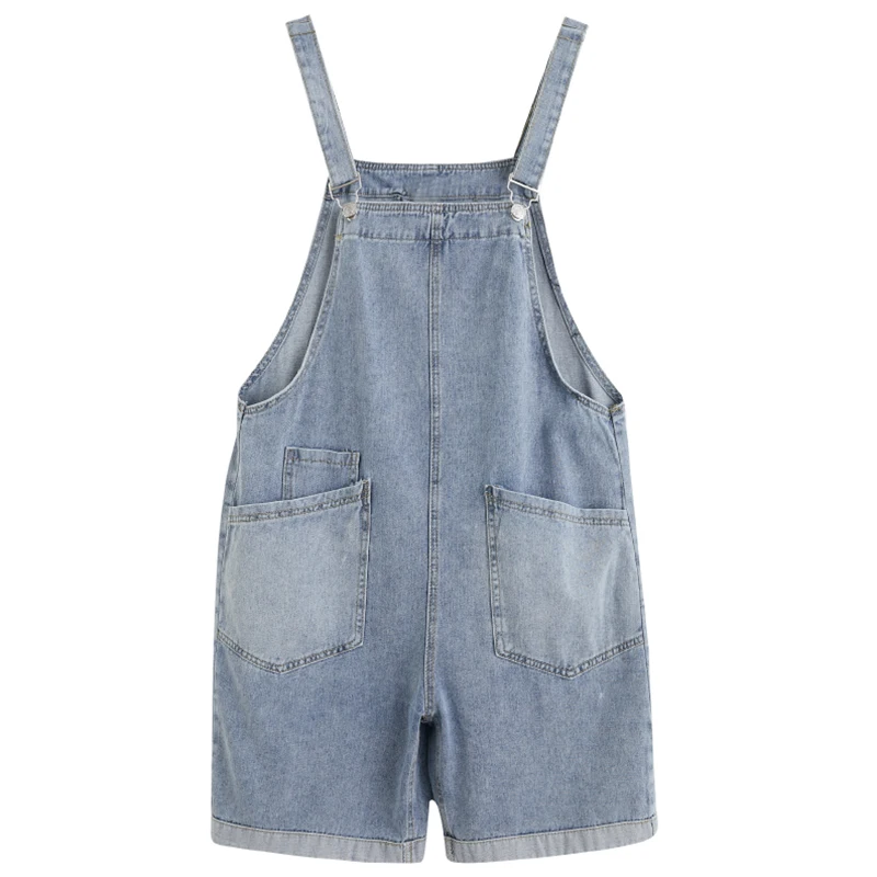 Loose Suspender Jeans Women Jeans Jumpsuit 2022 New Summer Cowboy Playsuits Sling Wide Legs Denim Shorts Female Tooling W770