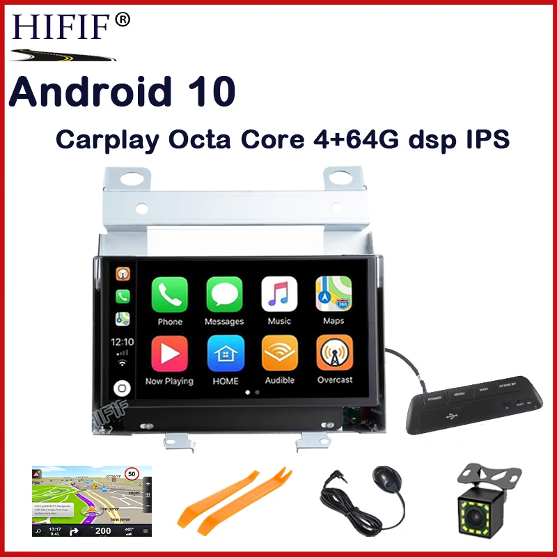 PX5 IPS Android 10 4G RAM 64G ROM CAR GPS For Land Rover Freelander 2 2007-2012 RADIO STEREO NAVIGATION Audio NO DVD PLAYER