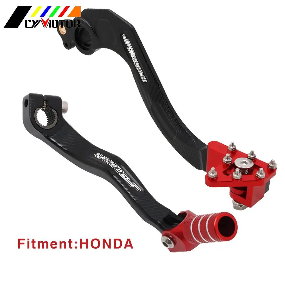 Motocycle CNC Foldbale Gear Shift Lever Shifter Pedal Brake Pedal For HONDA CRF450R CRF250R CRF 450R 250R 250 450 R 230F 250RX