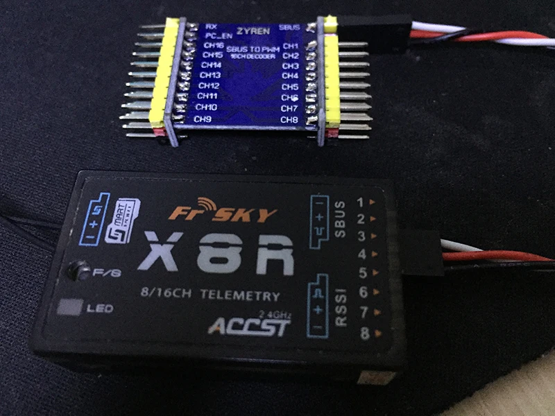 DIY SBUS To PWM/PPM Decoder 16 Channel Converter Receiver Signal Transverter For Futaba Frsky Orange