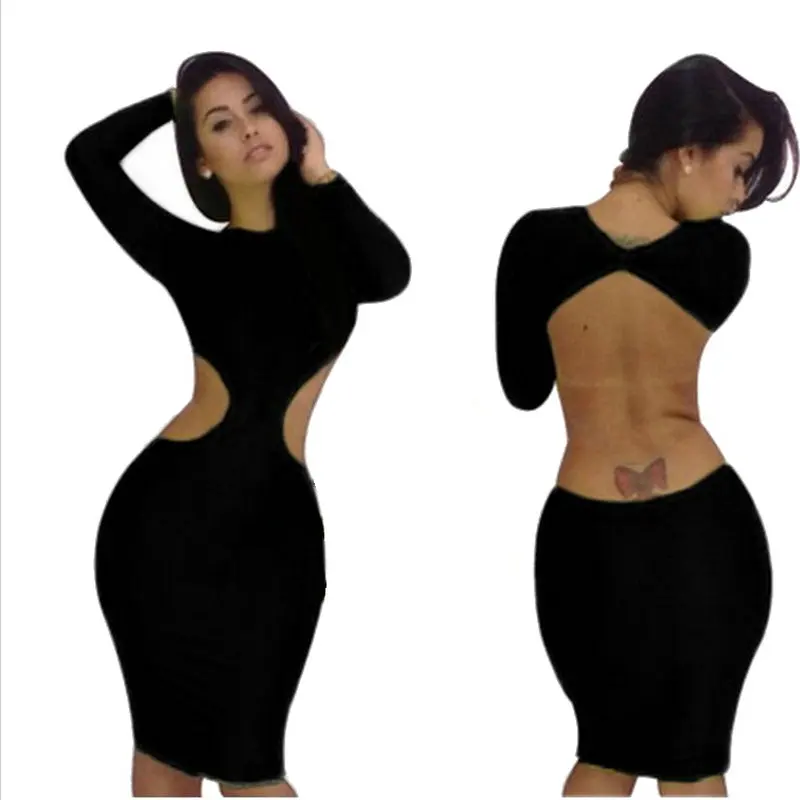 Ci-après yCherries-Robe de club sexy pour femme, dos nu, une robe de bandage de soirée initiée, batterie con, combinaison de fitness, barboteuse de sport, combishort