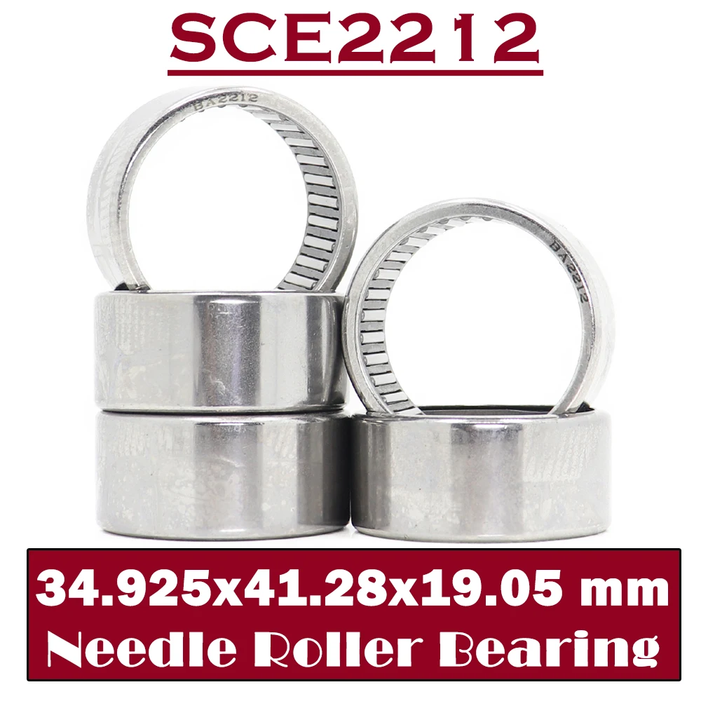 SCE2212 Bearing 34.925*41.28*19.05 mm ( 5 PCS ) Drawn Cup needle Roller Bearings B2212 BA2212Z SCE 2212 Bearing