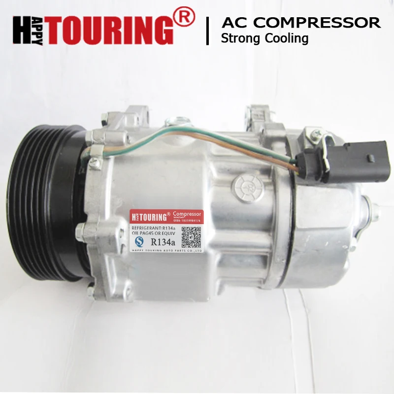 

sd7v16 compressor for Audi TT A3 1.8 1.8L for Beetle Jettas Golf 1J0820805 1J0820803A for Sanden 1206 4254 CO 1206JC 4717025