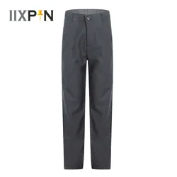 IIXPIN Kids School Uniform Clothes Big Boys Straight Pants Trouser Dress Pants Host Performance Costumes Children's Long Pants