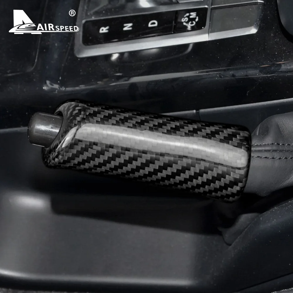 Real Hard Carbon Fiber Cover for Mercedes Benz G Class W463 2000-2019 Car Handbrake Grips Sticker Interior Trim Accessories