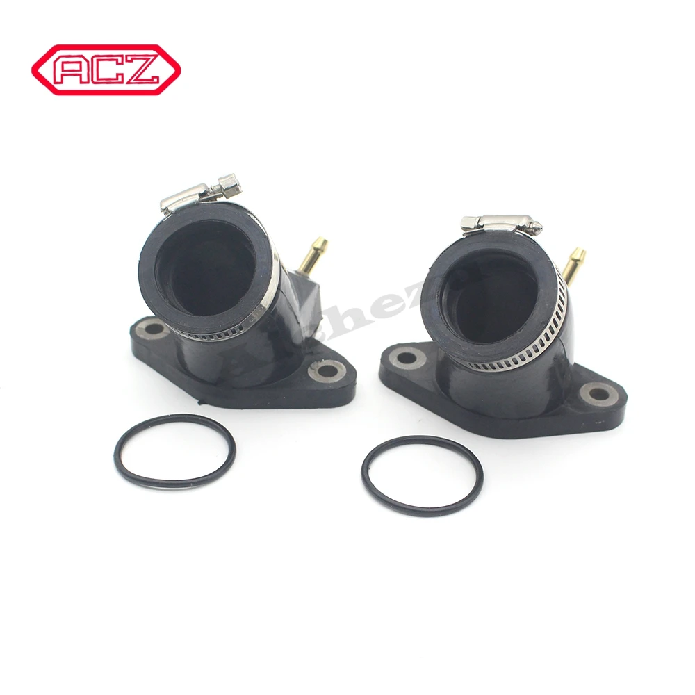 ACZ Motorcycle 2pcs Carburetors Interface Carburetor Pad Intake outlet Manifold For Yamaha XVS400 XVS650 Dragstar/V-star400 650