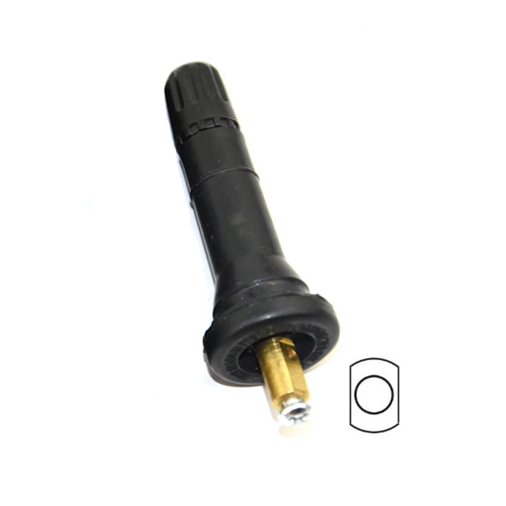 1 piece Tire pressure sensor valve for tubeless disc, TPMS wheel nipple, straight rubber nipple for TPMS