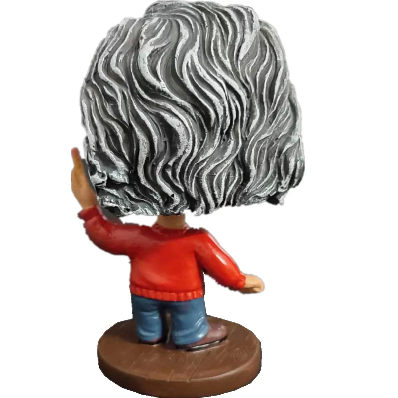 LindenKing Bobble Head the Great scientist Alber Action Figure Collectible Model Shake Head Hot Toy for Child Birthday GIFT A039