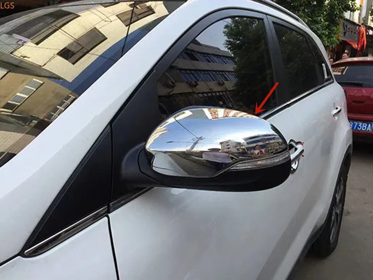 

For Kia KX3 2015-2019 High-quality ABS Chrome Rearview mirror cover Anti-Rub protection Decoration car accessories