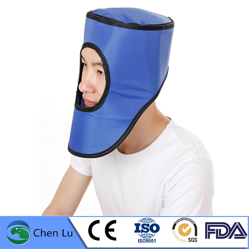 Direct selling x-ray gamma ray radiation protective 0.5mmpb lead cap radiological protection high quality lead one-piece hat