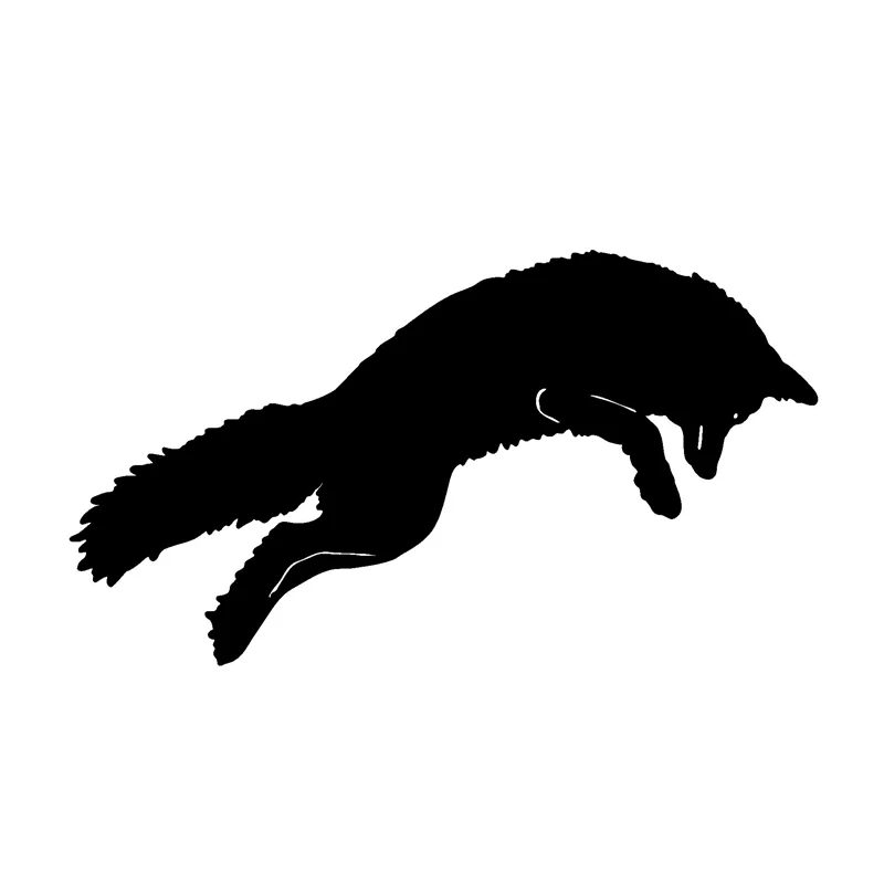 Fox Decal Wildlife Outdoors Hunting Window Car Window Laptop Sticker Vinyl Graphic 20 Colors Choose