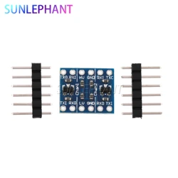 5pcs 2-way Level Conversion Sensor Module IIC I2C UART SPI 3.3V to 5V 5V to 3.3V Logic Level Shifter With Pins
