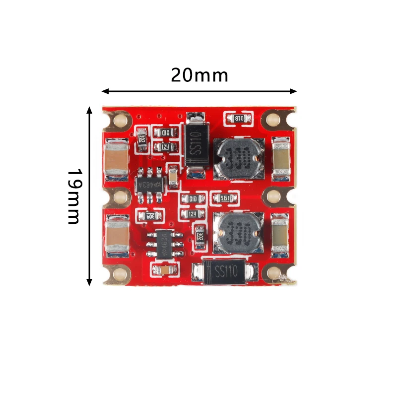 DC ± 5V 12V 15V to 7-50V Dual Step Down Module DC-DC Step-Down Buck Converter Buck Module 300mA Power Supply Module