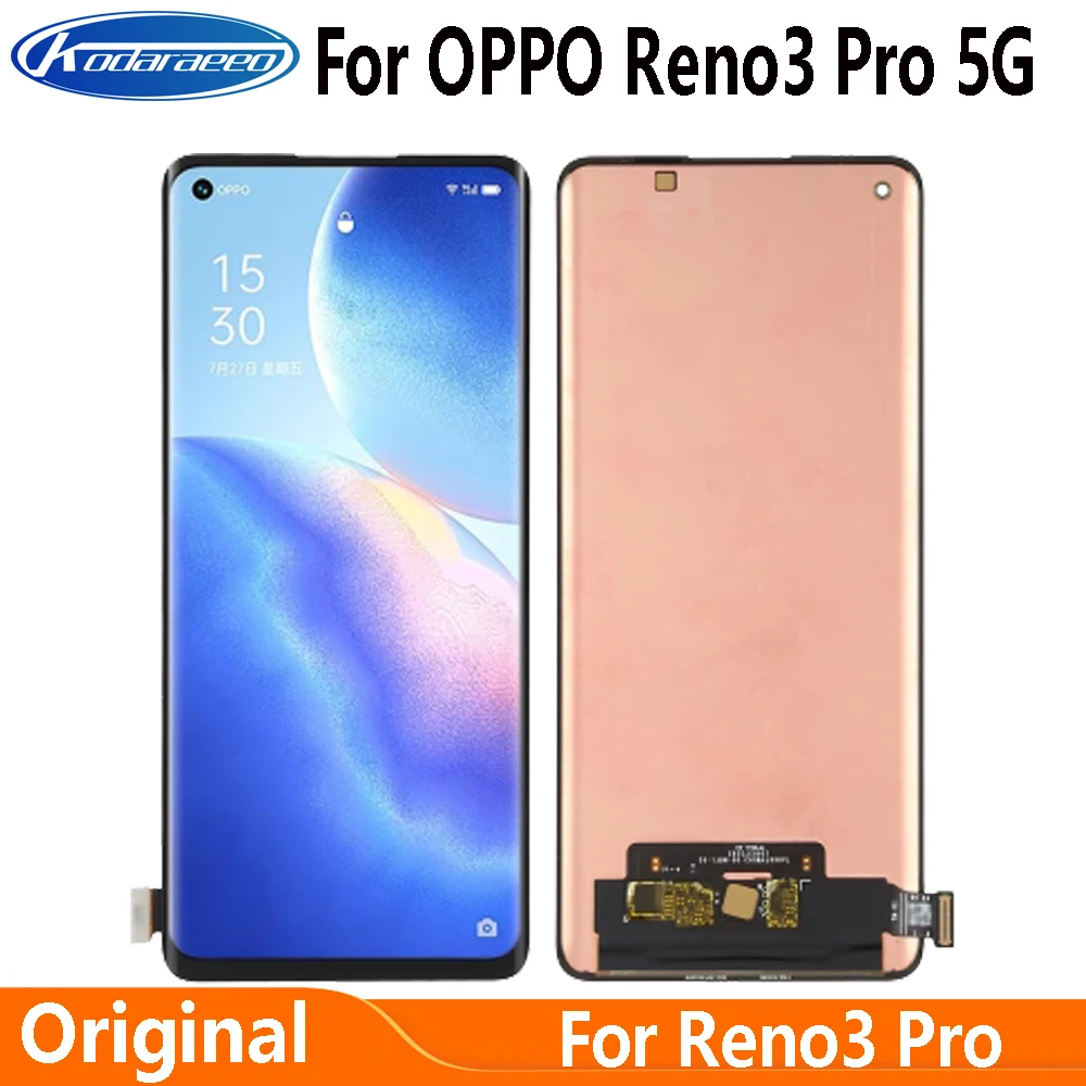 For OPPO Reno3 Pro 5G CPH2009 PCRM00 PCRT00 CPH2035 LCD Display Touch Screen Digiziter Assembly