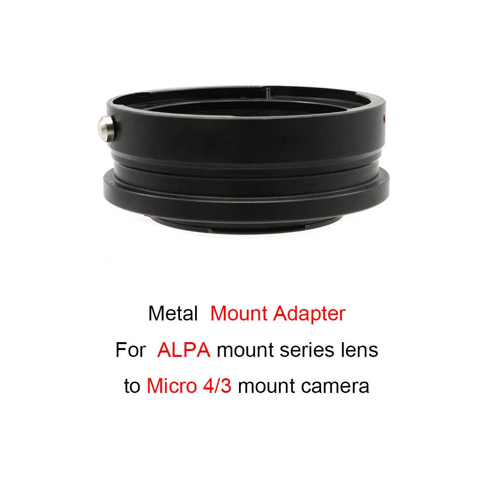 For ALPA mount series lens to Micro 4/3 mount camera For Panasonic For Olympus Metal Mount Adapter photography accessory