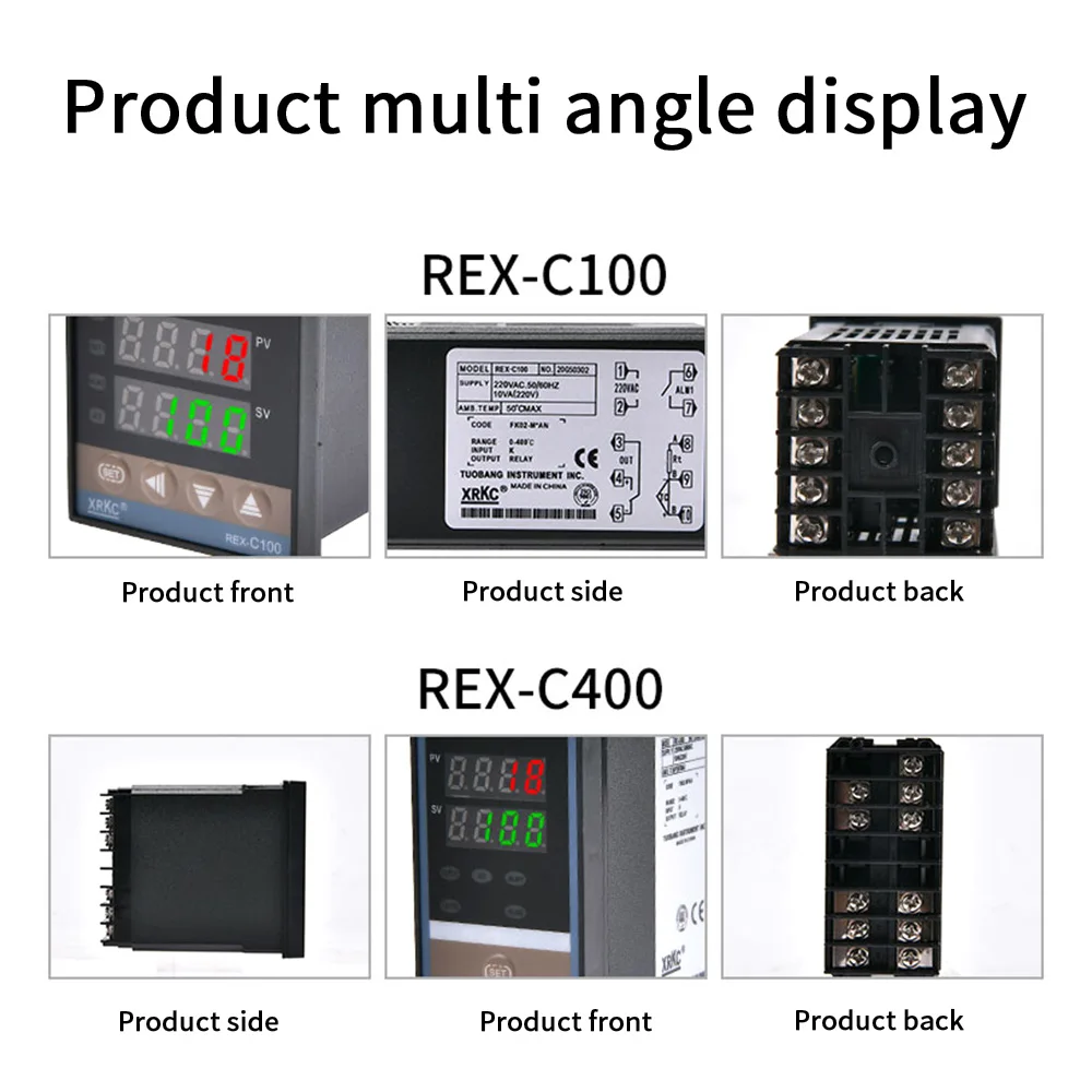 REX-C700 REX-C400 PID Digital Thermostat 220V M AN V AN SSR Relay Output Temperature Controller