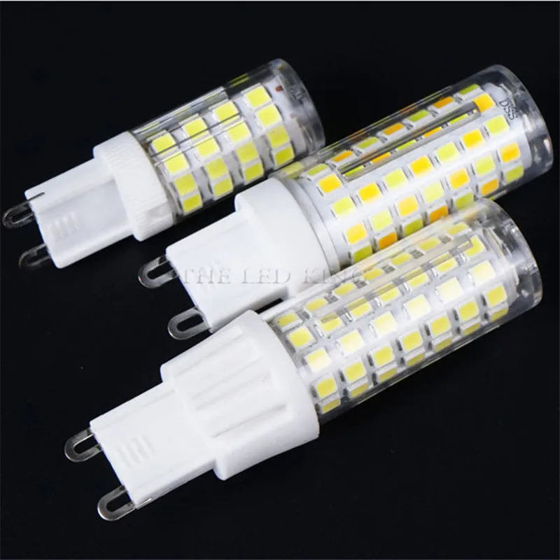 

10pcs/lot G9 12W 9W 7W LED Lamp Mini LED Bulb AC 220V SMD2835 Spotlight Chandelier High Quality Lighting Replace Halogen Lamps