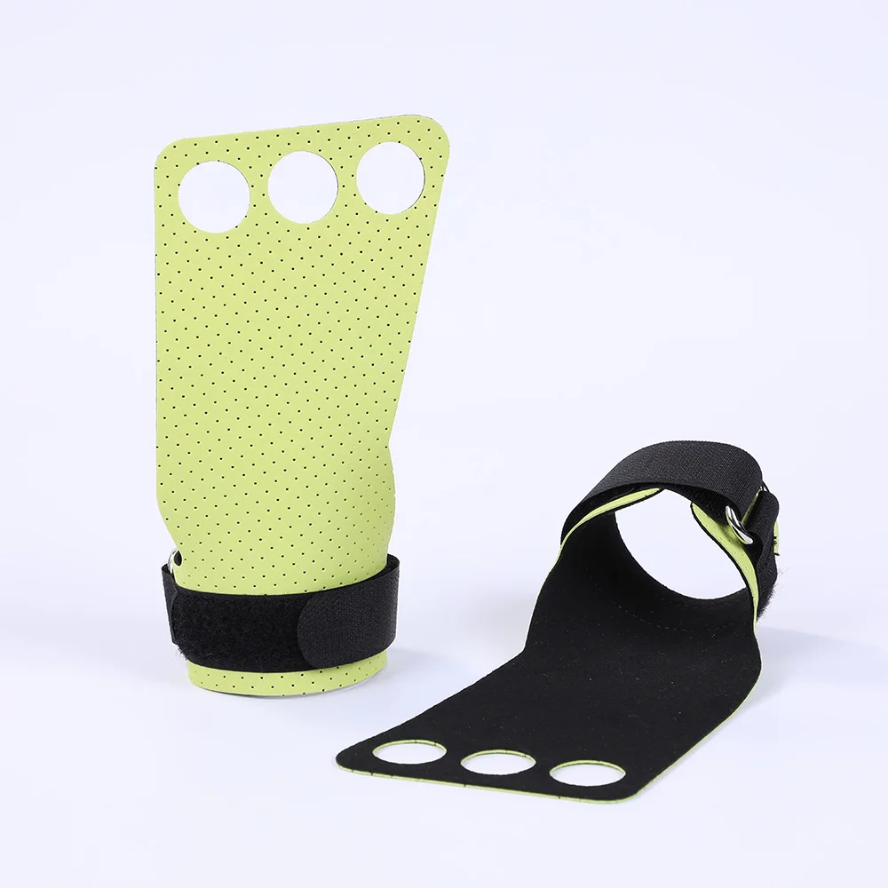 1 Pair Gymnastic Crossfit hand grips Perfect for Pull-ups Kettlebell Weight Lifting Barbell and Home Gym